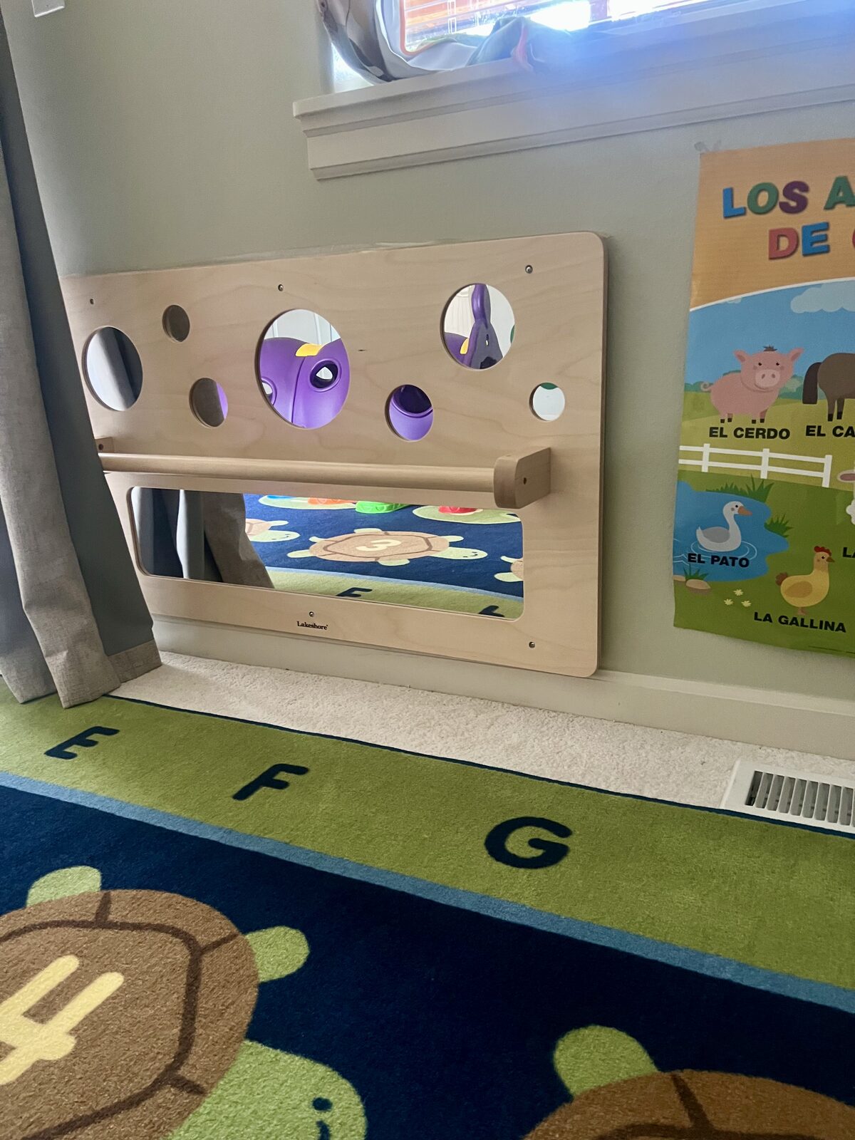 Sensory wall at the SW 12th St location